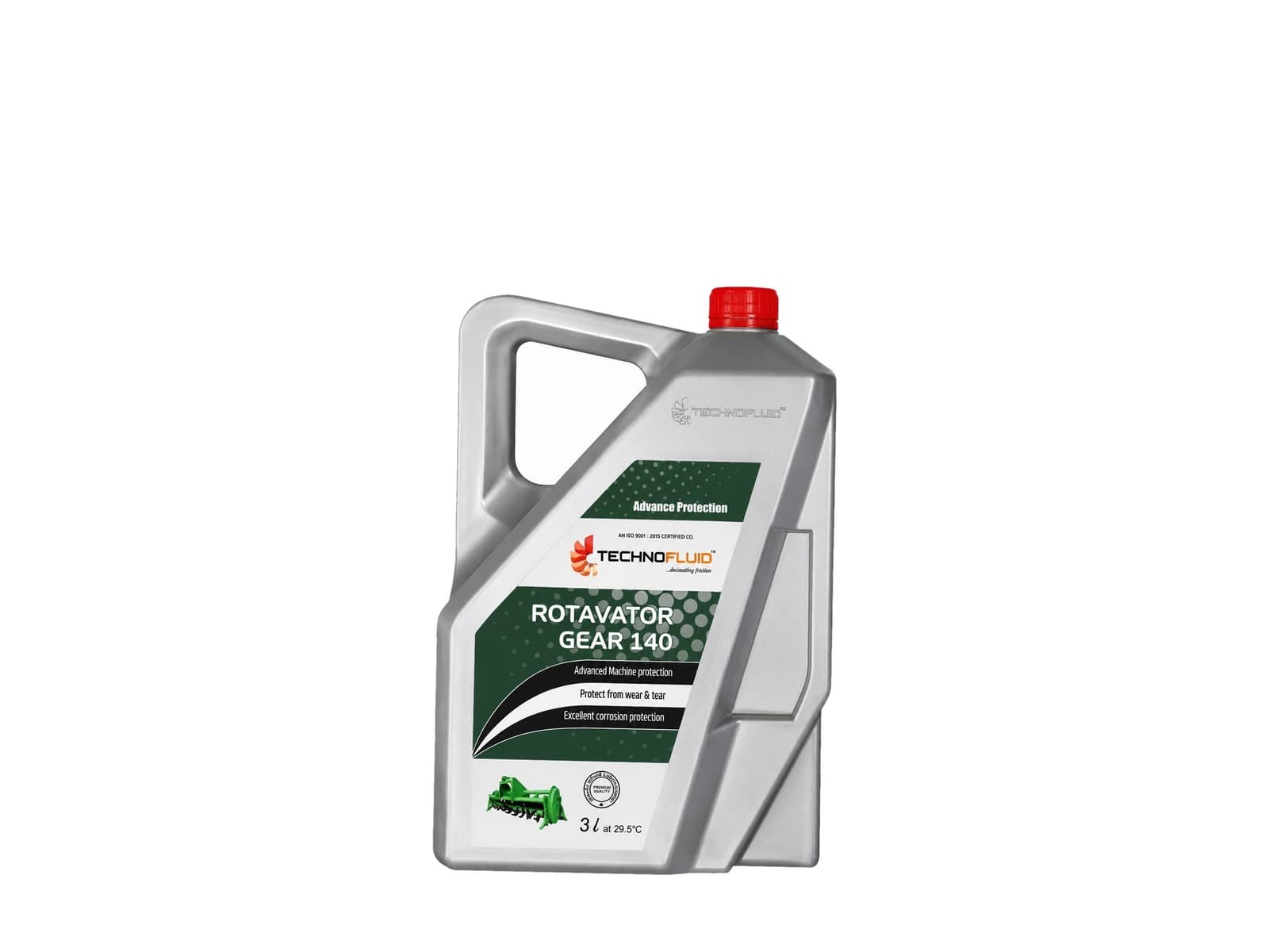 TECHNOFLUID ROTAVATOR OIL (SAE 140) — ROTAVATOR GEAR 140 — 3 l